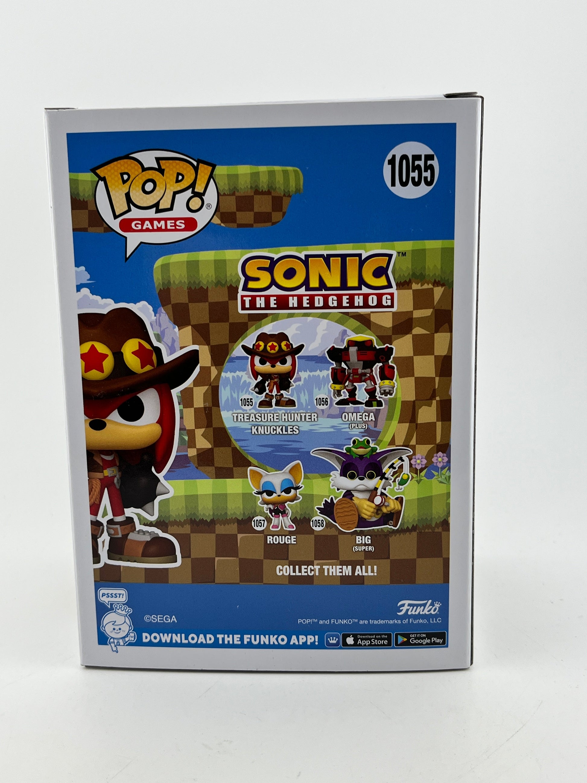 Funko POP! Games Sonic The Hedgehog - Treasure Hunter Knuckles #1055 - Vinyl Collectable FRENLY BRICKS - Open 7 Days