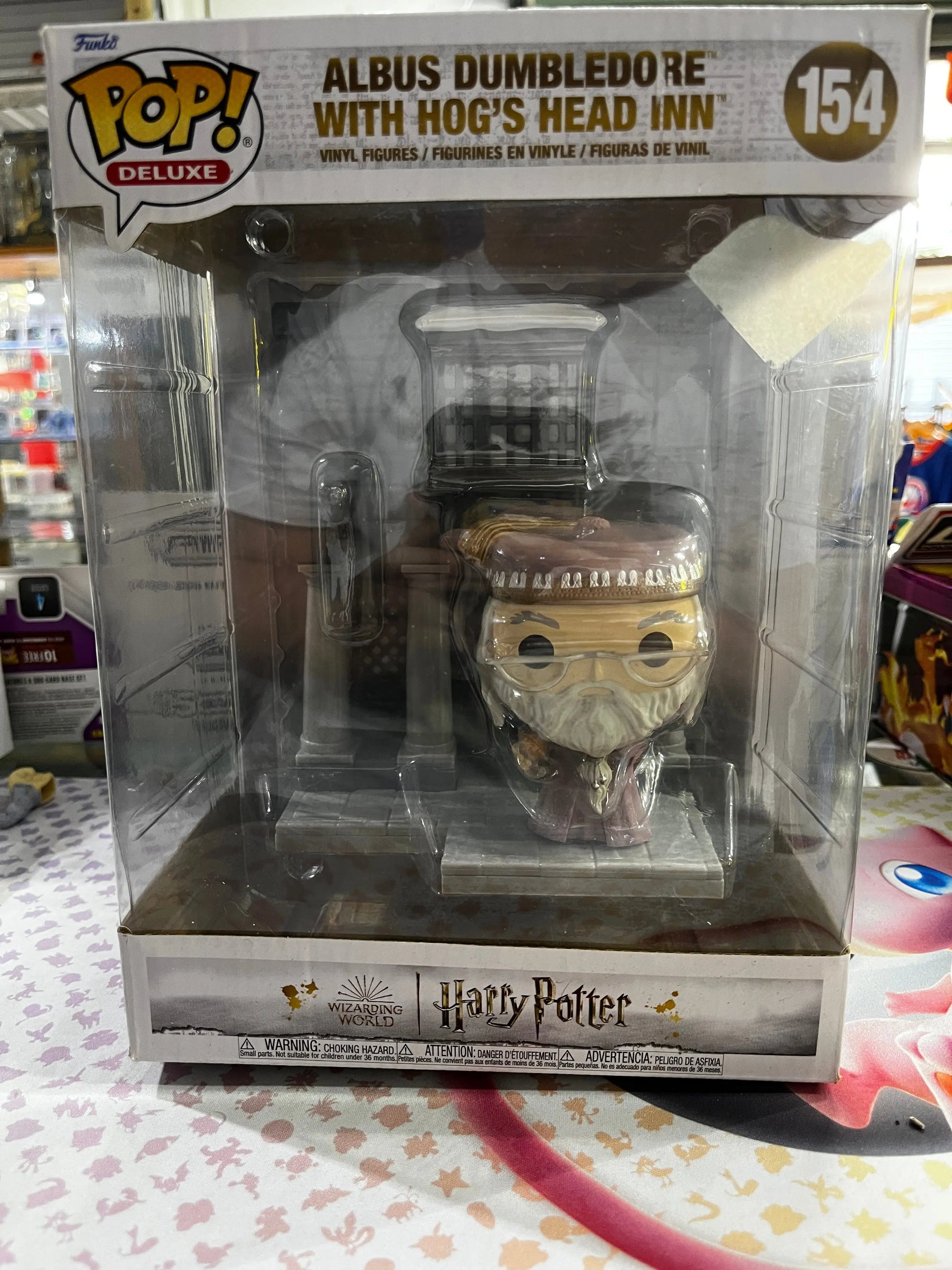 Funko Pop Vinyl Deluxe Harry Potter Albus Dumbledore With Hog’s Head Inn #154 FRENLY BRICKS - Open 7 Days
