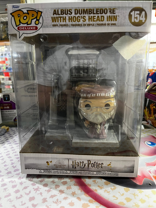 Funko Pop Vinyl Deluxe Harry Potter Albus Dumbledore With Hog’s Head Inn #154 FRENLY BRICKS - Open 7 Days