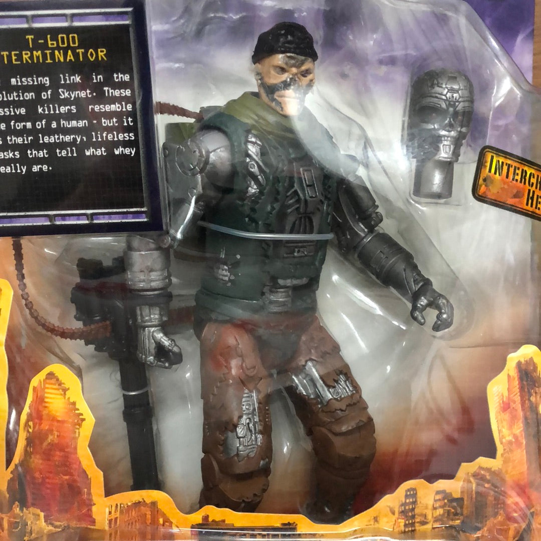 2009 Playmates Toys Terminator Salvation T-600 Interchangeable 7” Action Figure FRENLY BRICKS - Open 7 Days