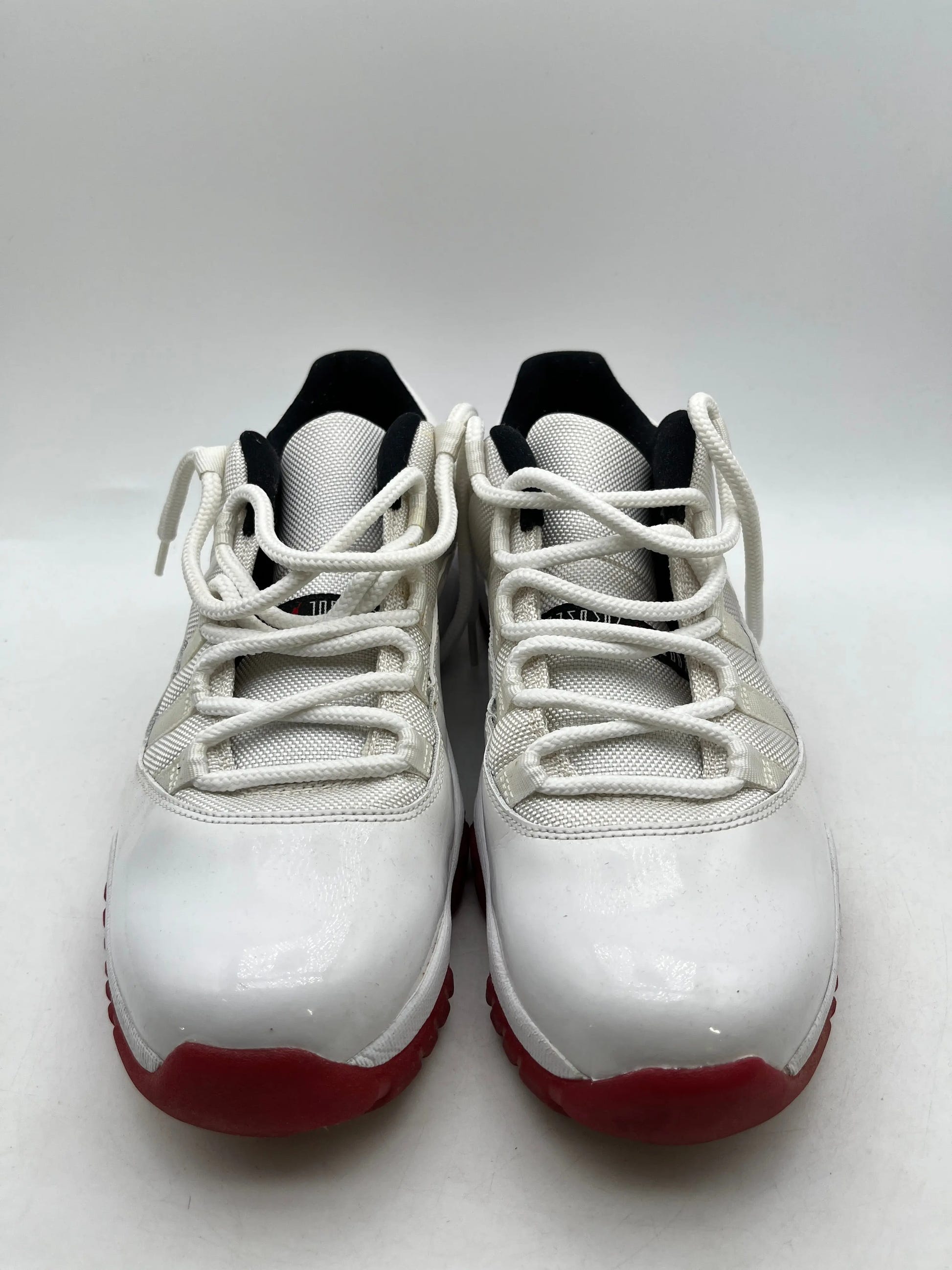 Air Jordan 11 Retro Low White Red Cherry Mens US 10.5 - Used FRENLY BRICKS - Open 7 Days image 1