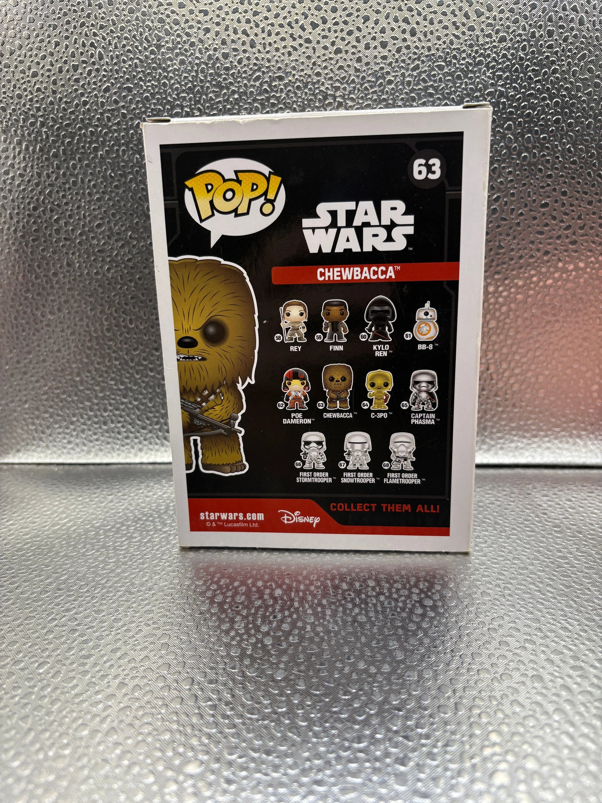 FUNKO Pop Vinyl Chewbacca #63 FRENLY BRICKS - Open 7 Days