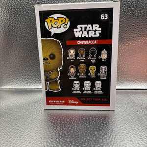 FUNKO Pop Vinyl Chewbacca #63 FRENLY BRICKS - Open 7 Days