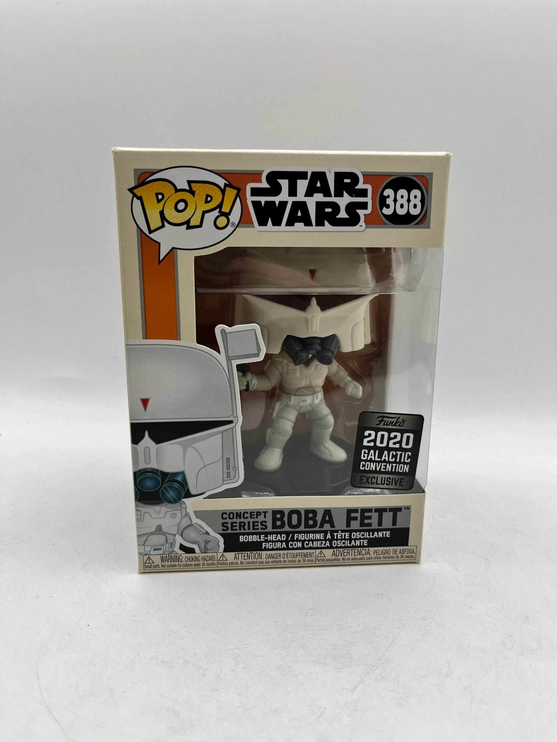 Funko POP! Star Wars - Concept Series Boba Fett #388 - 2020 Exclusive FRENLY BRICKS - Open 7 Days image 1