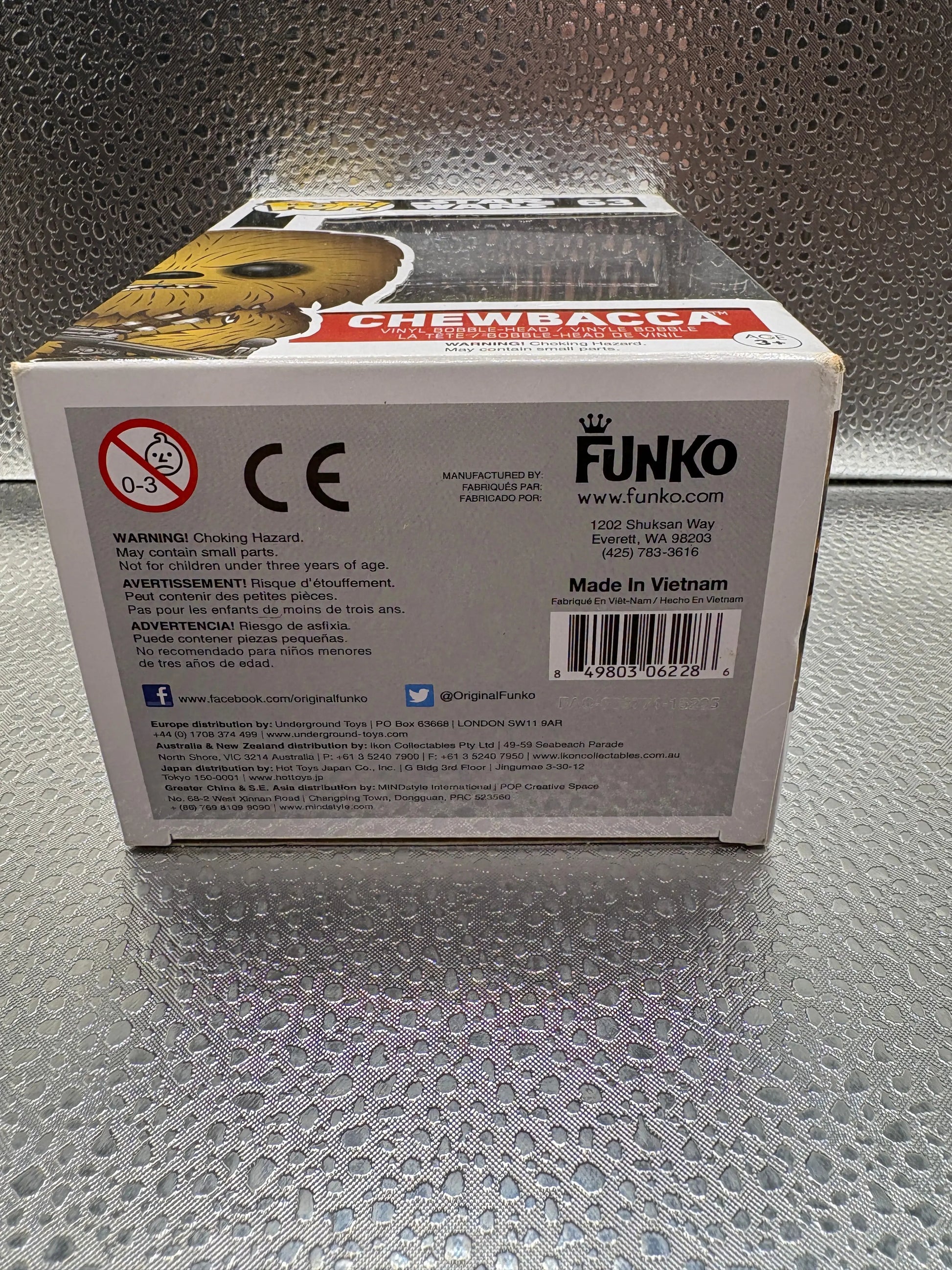 FUNKO Pop Vinyl Chewbacca #63 FRENLY BRICKS - Open 7 Days