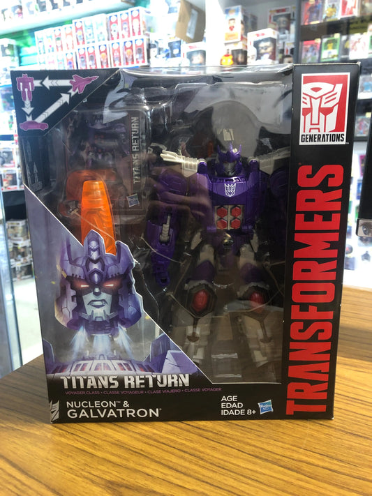 Transformers Titans Return 2015 Nucleon and Galvatron FRENLY BRICKS - Open 7 Days