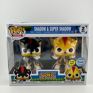 Funko POP! Games Sonic The Hedgehog - Shadow & Super Sonic (2 Pack) - Glow Special Edition FRENLY BRICKS - Open 7 Days