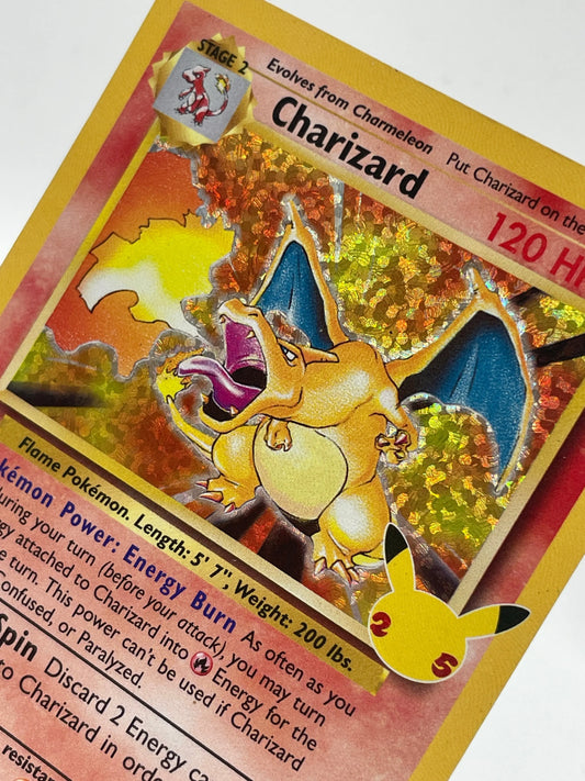 2021 Pokemon TCG - Charizard Holo Rare - Celebrations - Moderately Played - See photos FRENLY BRICKS - Open 7 Days