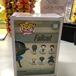 Fallout Assaultron Glow Figure Funko Pop Vinyl (Box Imperfect) Games #386 FRENLY BRICKS - Open 7 Days