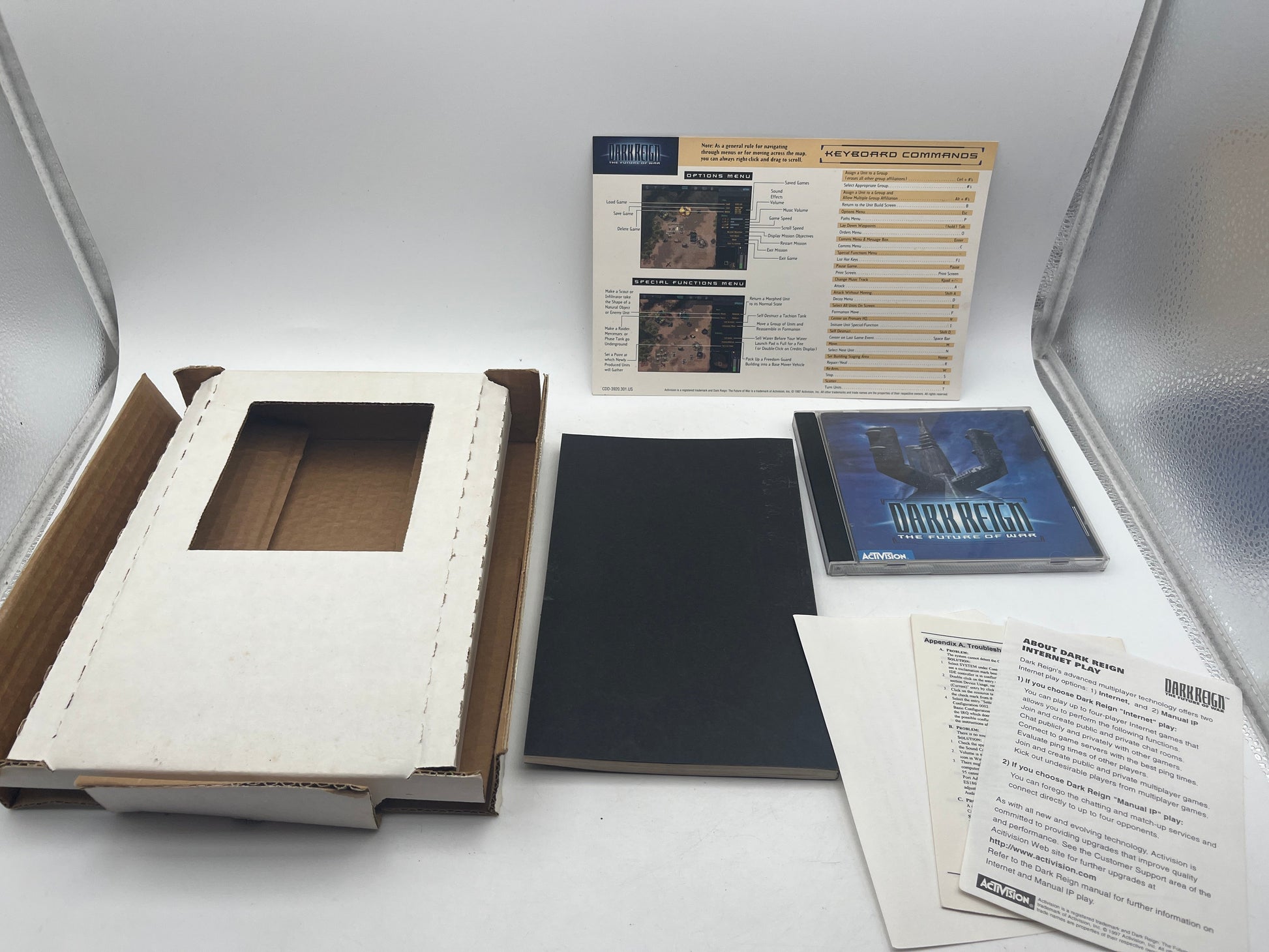 Dark Reign The Future Of War Big Box PC Game 1997 Activision +combinedshipping FRENLY BRICKS - Open 7 Days