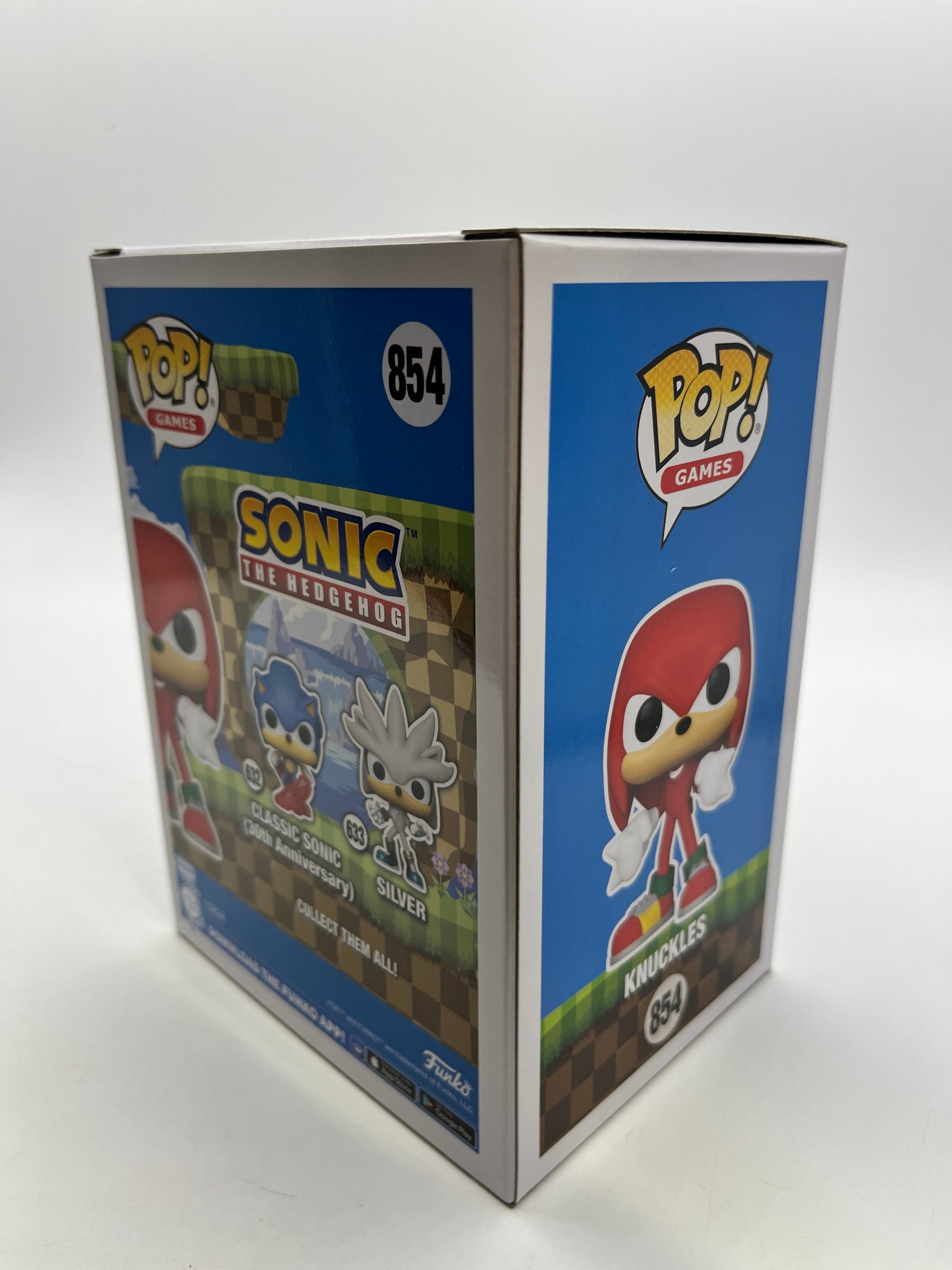 Funko POP! Games Sonic The Hedgehog - Knuckles #854 - Flocked Special Edition FRENLY BRICKS - Open 7 Days