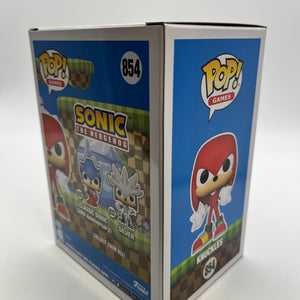 Funko POP! Games Sonic The Hedgehog - Knuckles #854 - Flocked Special Edition FRENLY BRICKS - Open 7 Days