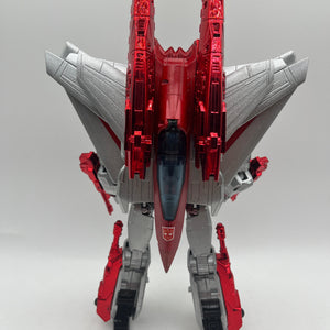 Transformers Generations Leader Class Jetfire Custom Painted Silver & Red Chrome FRENLY BRICKS - Open 7 Days