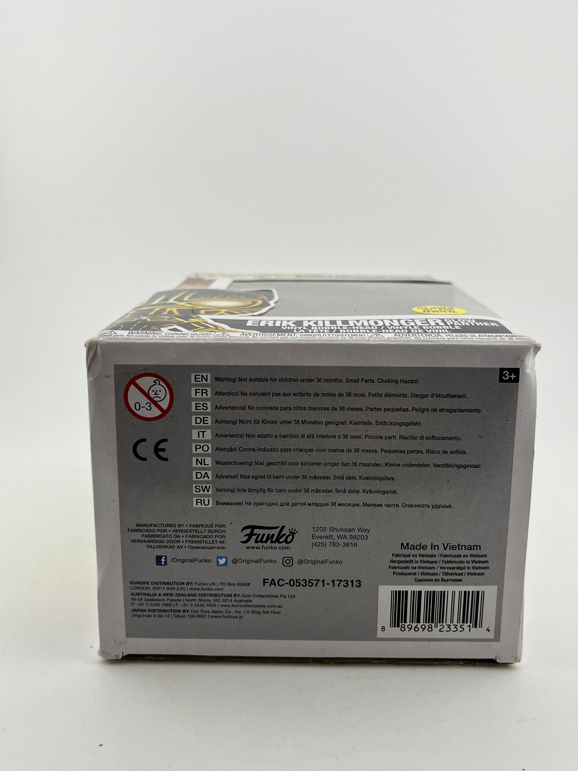 Funko POP! Marvel Black Panther - Erik Killmonger #279 - Glow Vinyl Collectable FRENLY BRICKS - Open 7 Days