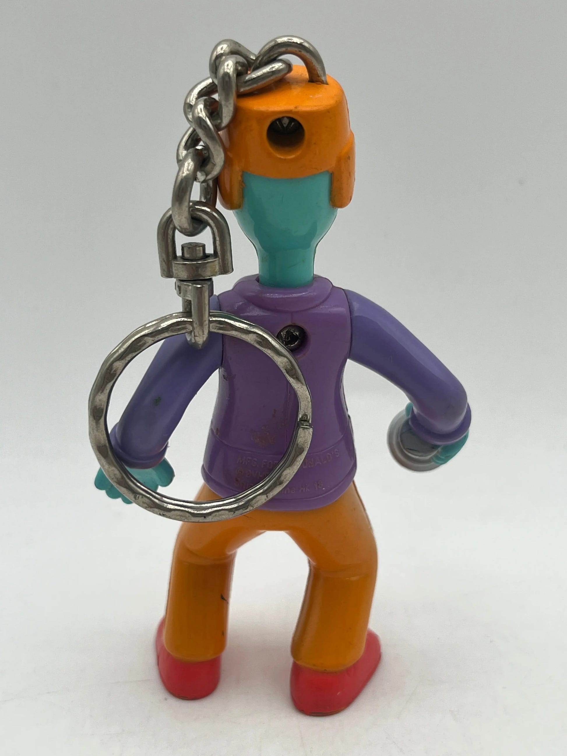 VTG 90s Doug's First Movie McDonalds Happy Meal Toy Skeeter Nickelodeon Keychain FRENLY BRICKS - Open 7 Days image 3