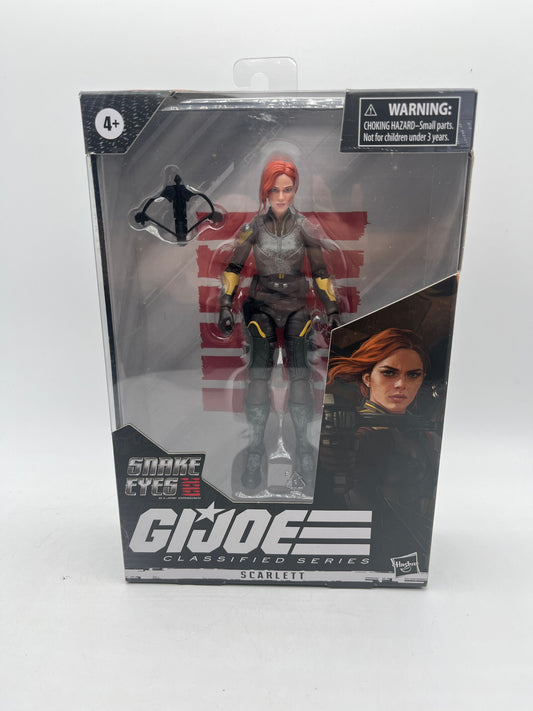 Hasbro G.I. Joe Classified Series Snake Eyes Scarlet 6" Figure +combinedshipping FRENLY BRICKS - Open 7 Days