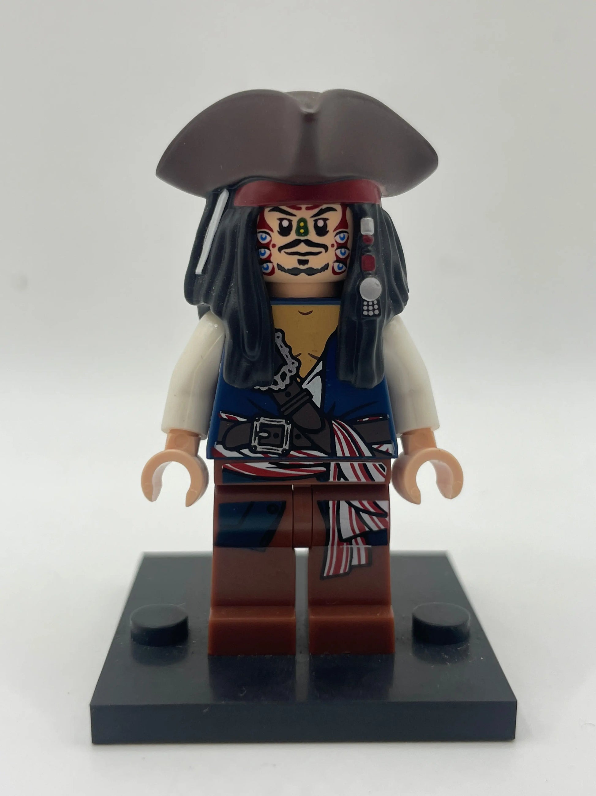LEGO Minifigure Pirates of the Caribbean - poc010 Captain Jack Sparrow Cannibal - (Complete, Genuine) Read description FRENLY BRICKS - Open 7 Days