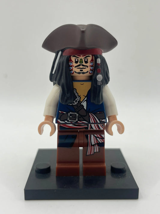 LEGO Minifigure Pirates of the Caribbean - poc010 Captain Jack Sparrow Cannibal - (Complete, Genuine) Read description FRENLY BRICKS - Open 7 Days