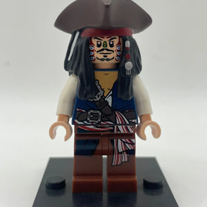 LEGO Minifigure Pirates of the Caribbean - poc010 Captain Jack Sparrow Cannibal - (Complete, Genuine) Read description FRENLY BRICKS - Open 7 Days