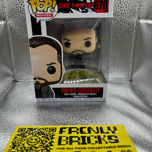 Pop Vinyl Die Hard #670 Hans Gruber FRENLY BRICKS - Open 7 Days