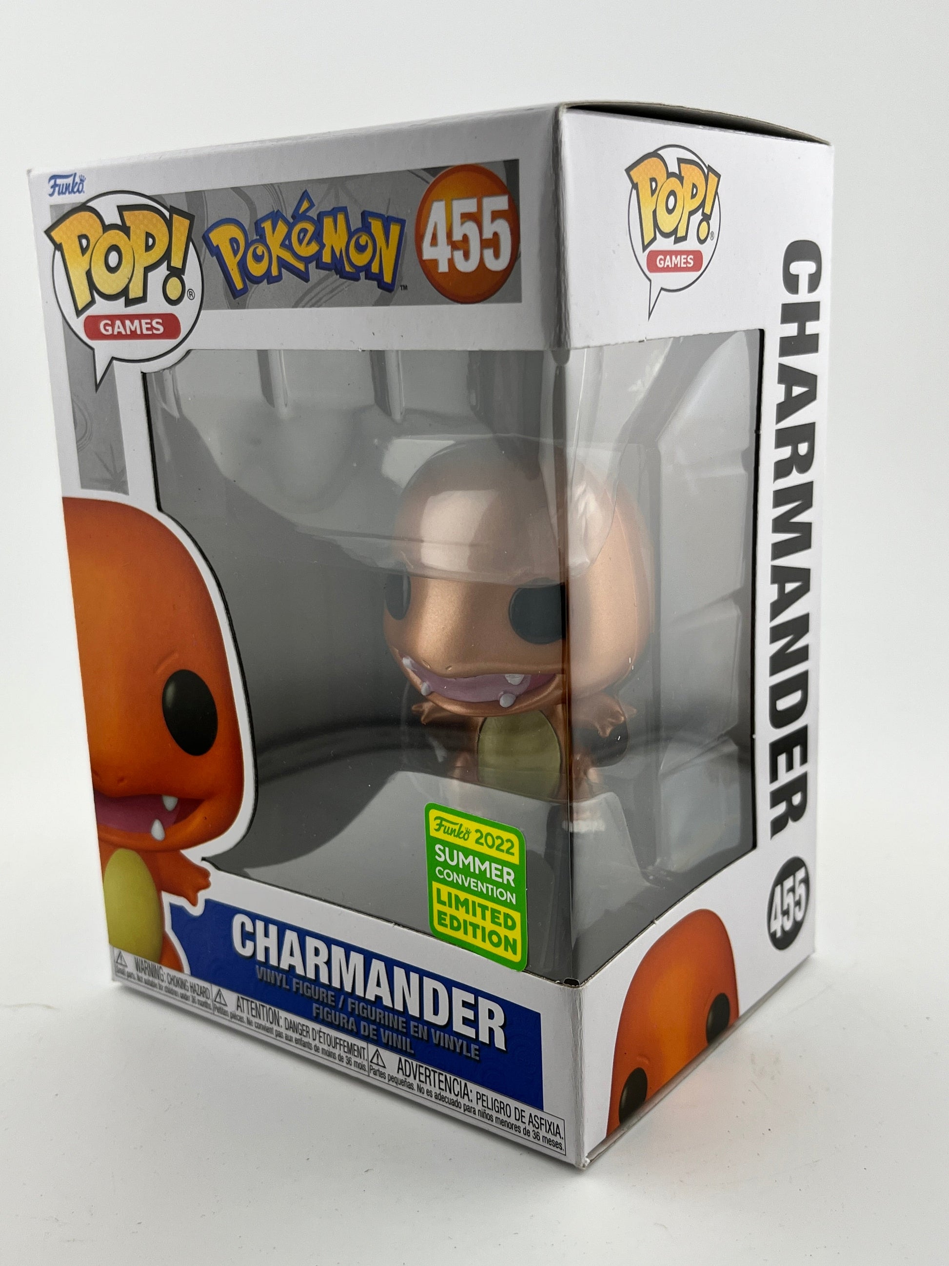 Funko POP! Games Pokémon - Charmander #455 - 2022 Summer Convention Limited Edition FRENLY BRICKS - Open 7 Days