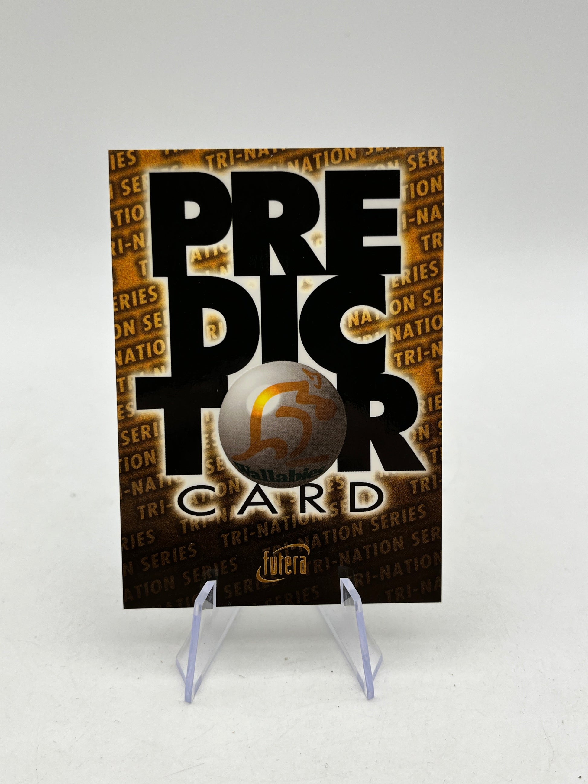Predictor Card - Australian Wallabies - 2741 Of 4,000 - PC 1 Futera FRENLY BRICKS - Open 7 Days