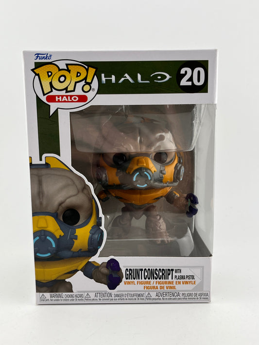Funko POP! Halo - Grunt Conscript With Plasma Pistol #20 - Vinyl Collectable FRENLY BRICKS - Open 7 Days