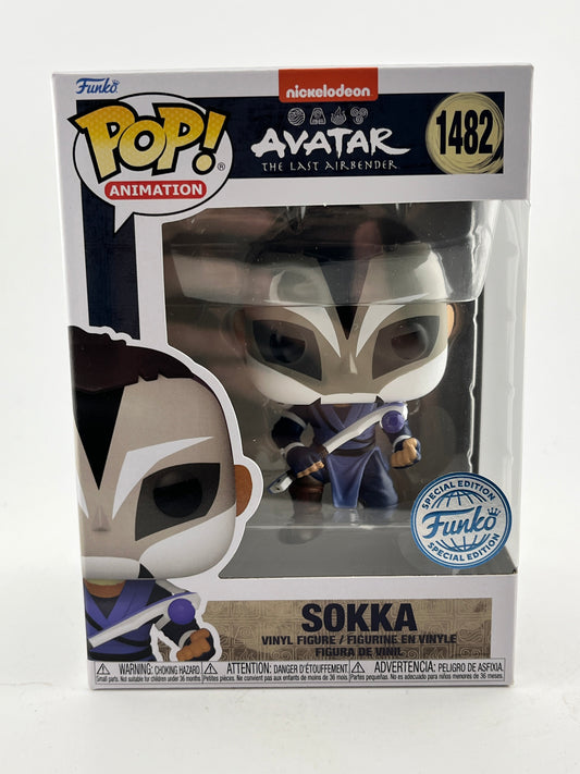 Funko POP! Animation Avatar The Last Airbender - Sokka #1482 - Special Edition FRENLY BRICKS - Open 7 Days