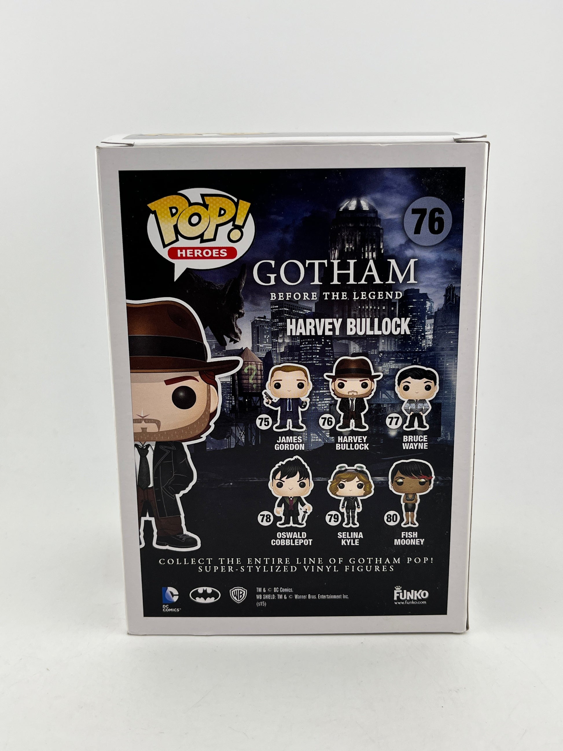 Funko POP! Gotham Before The Legend - Harvey Bullock #76 - Vinyl Collectable FRENLY BRICKS - Open 7 Days