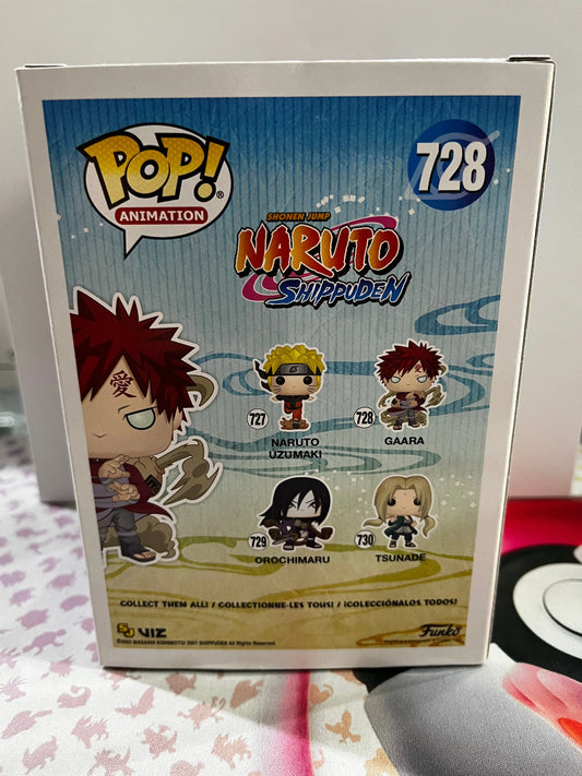 Funko Pop Animation Naruto Shippuden Gaara #728 FRENLY BRICKS - Open 7 Days