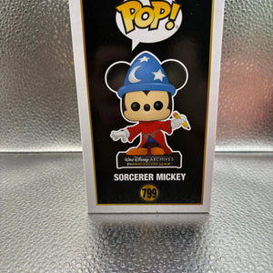 Funko Pop Vinyl #799 Disney Sorcerer Mickey FRENLY BRICKS - Open 7 Days