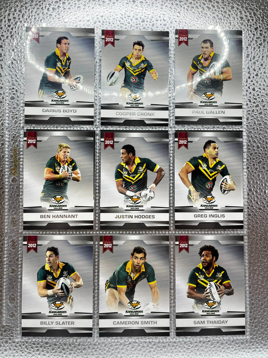 Limited Edition 2012 Kangaroos Full Team Complete Set FRENLY BRICKS - Open 7 Days