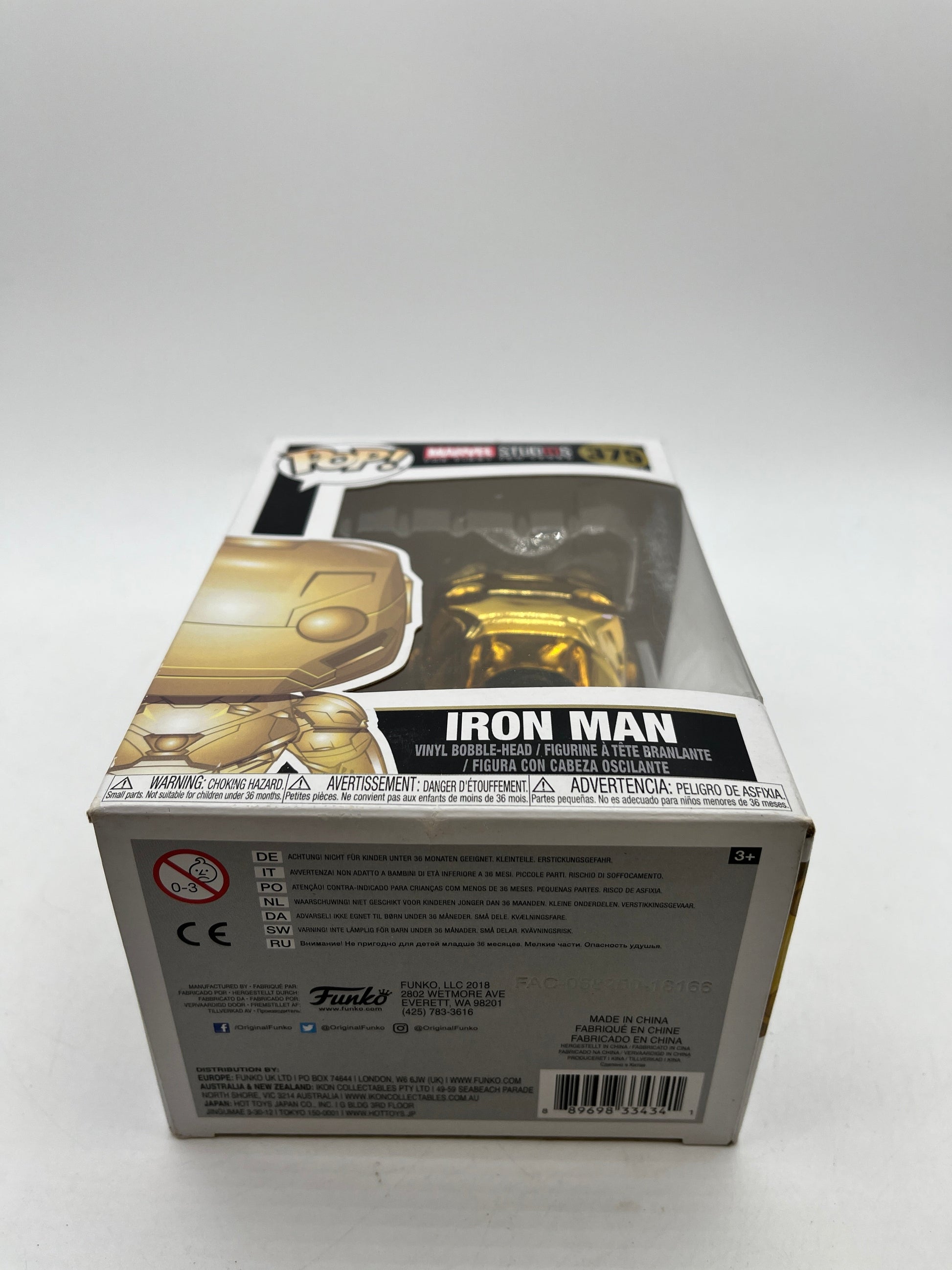 Funko POP! Marvel Studios 10 Years - Iron Man #375 - Vinyl Collectable FRENLY BRICKS - Open 7 Days