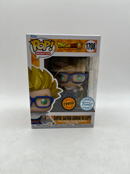 Funko POP! Animation Dragon Ball Super - Super Saiyan Gohan In Cape #1708 - LE Chase FRENLY BRICKS - Open 7 Days
