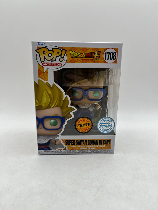 Funko POP! Animation Dragon Ball Super - Super Saiyan Gohan In Cape #1708 - LE Chase FRENLY BRICKS - Open 7 Days