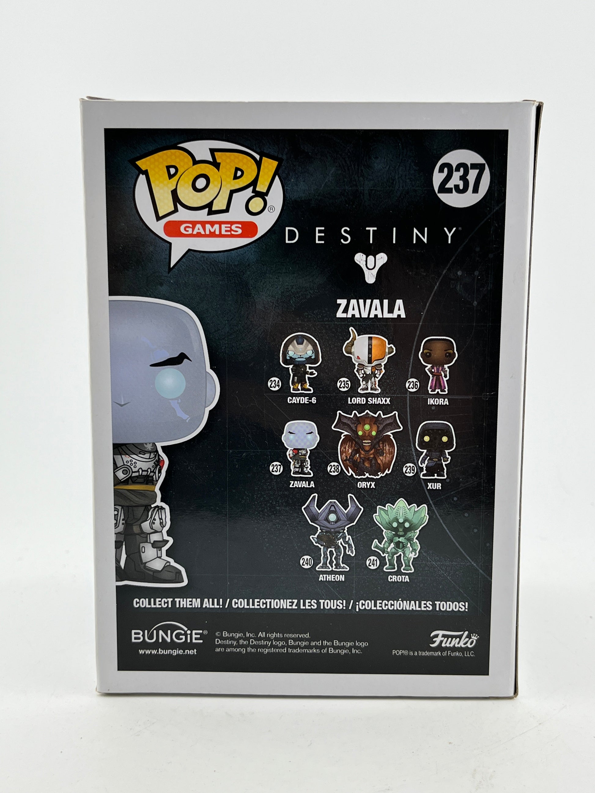 Funko POP! Games Destiny - Zavala #237 - Vinyl Collectable FRENLY BRICKS - Open 7 Days