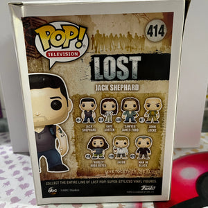 Funko Pop Vinyl Television Lost Jack Shephard #414 FRENLY BRICKS - Open 7 Days