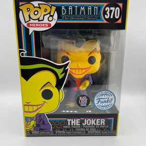 Funko POP! DC Batman The Animated Series #370 The Joker (Black Light) - New FRENLY BRICKS - Open 7 Days