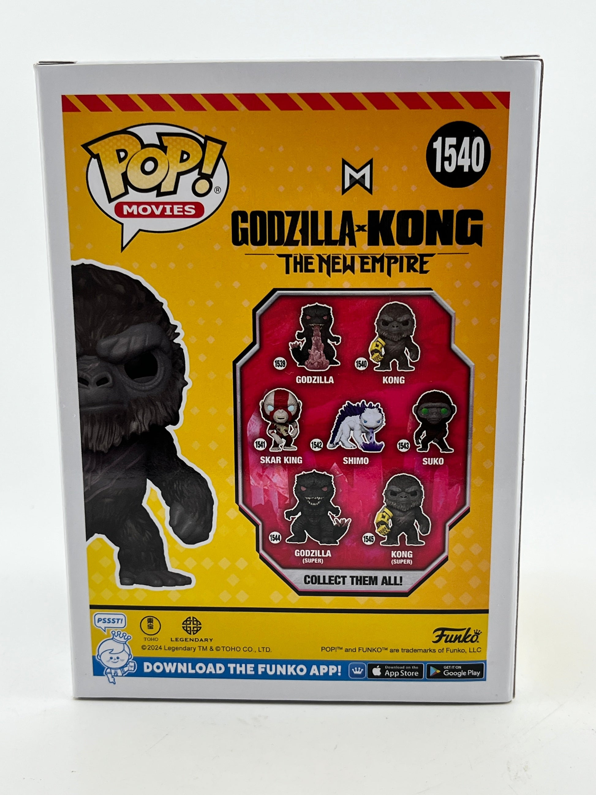 Funko POP! Movies Godzilla X Kong The New Empire - Kong #1540 - Vinyl Collectable FRENLY BRICKS - Open 7 Days