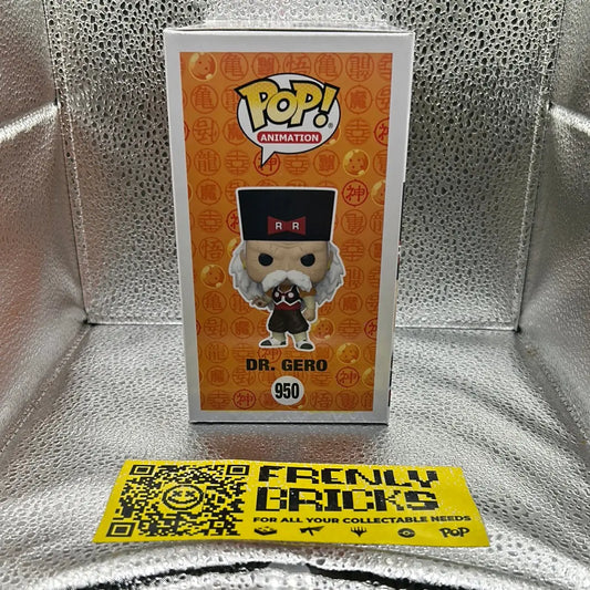 Pop Vinyl Dragon Z 950 Dr.Gero FRENLY BRICKS - Open 7 Days