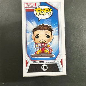 Funko Pop! Movies: Avengers: Endgame - Iron Man (I Am Iron Man) #580 Glow FRENLY BRICKS - Open 7 Days