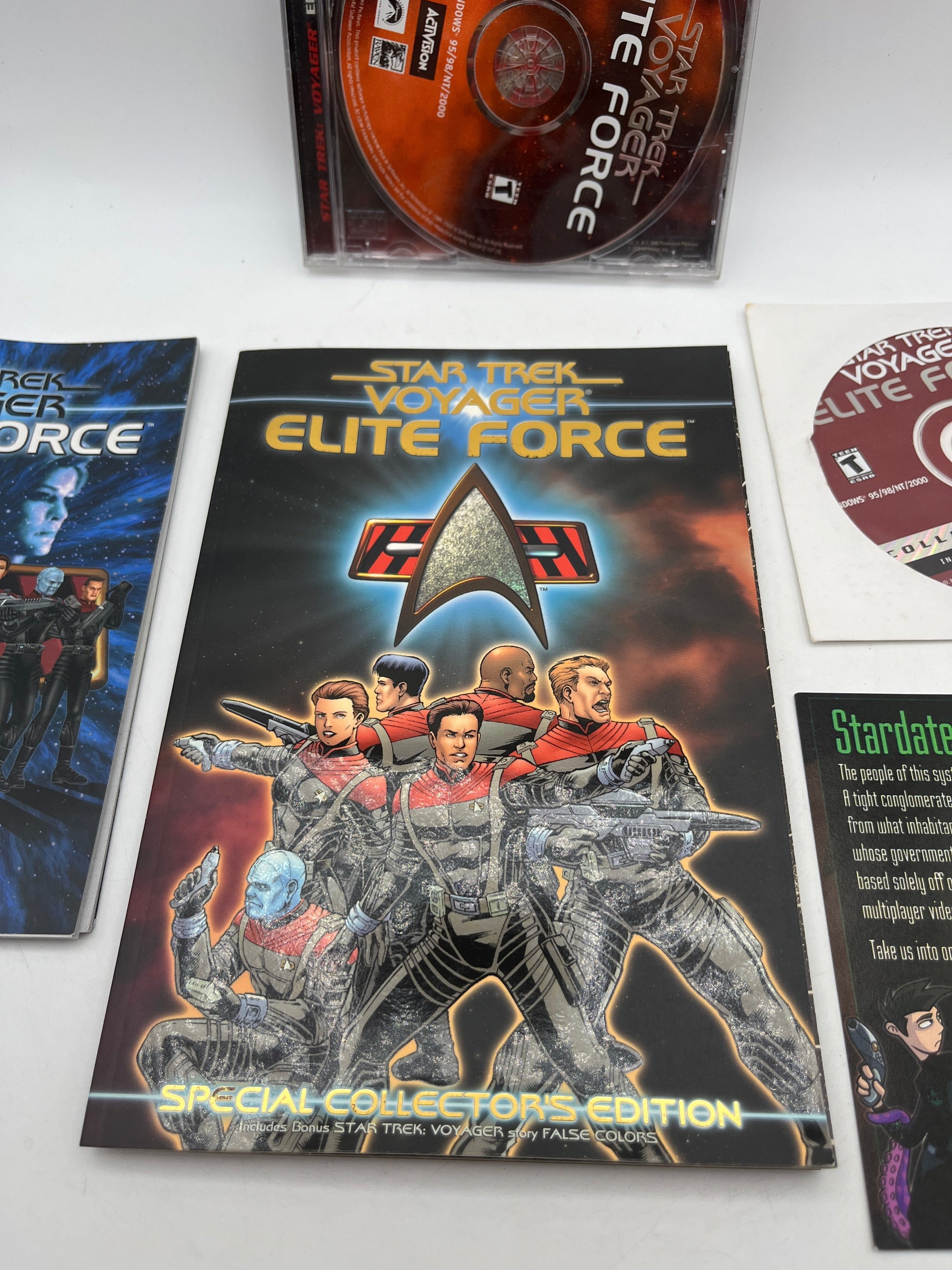 Star Trek Voyager Elite Force Collector's Edition (PC, 2000) - Activision Raven FRENLY BRICKS - Open 7 Days
