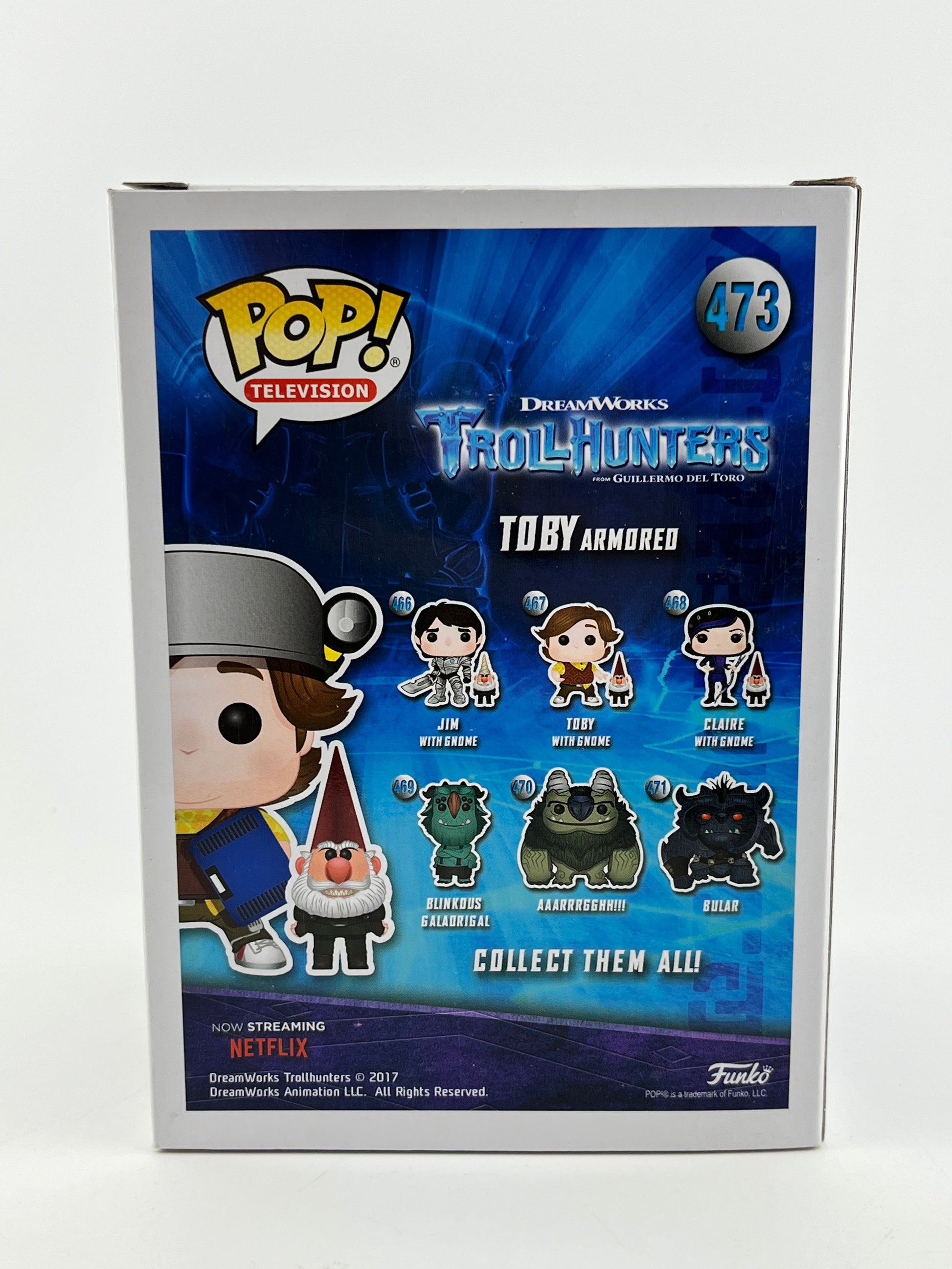 Funko POP! Television Troll Hunters - Toby Armoured #473 - Vinyl Collectable FRENLY BRICKS - Open 7 Days