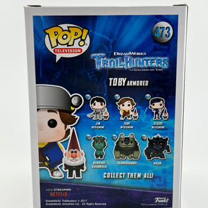Funko POP! Television Troll Hunters - Toby Armoured #473 - Vinyl Collectable FRENLY BRICKS - Open 7 Days