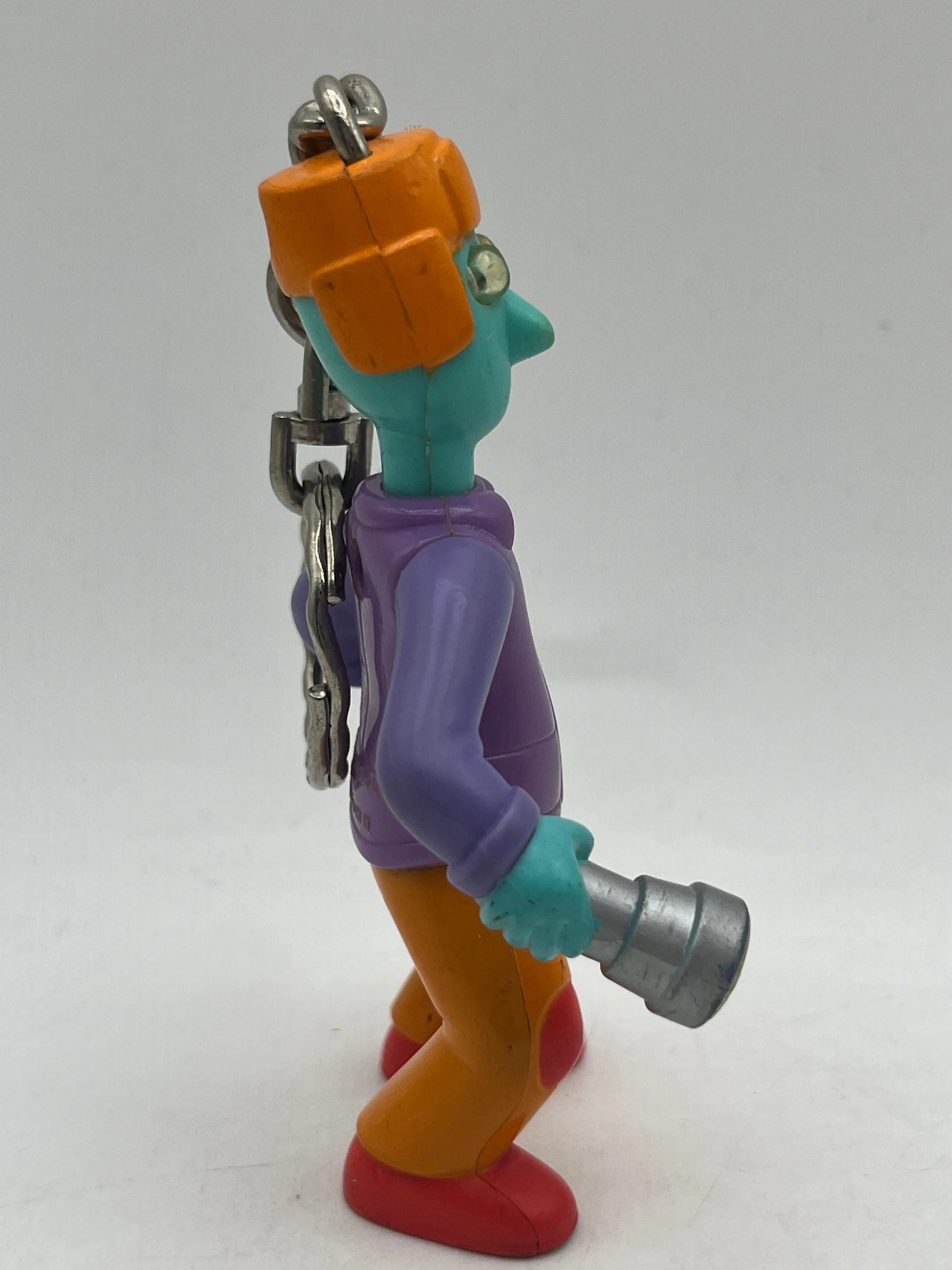 VTG 90s Doug's First Movie McDonalds Happy Meal Toy Skeeter Nickelodeon Keychain FRENLY BRICKS - Open 7 Days image 2
