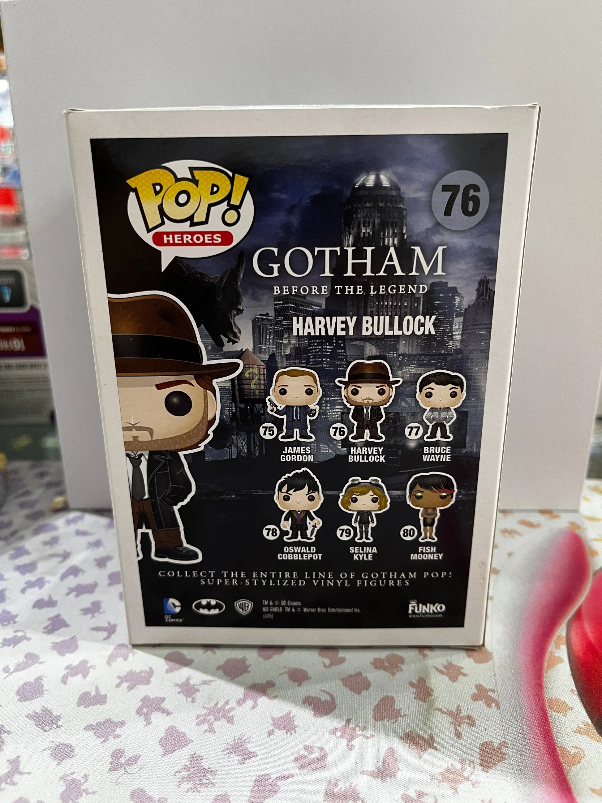 Funko Pop Vinyl Hero’s Gotham before the Legend Harvey Bullock #76 FRENLY BRICKS - Open 7 Days