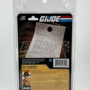 G.I. Joe SDCC 2010 Hasbro Exclusive Sgt. Slaughter - New/Sealed in Clamshell FRENLY BRICKS - Open 7 Days