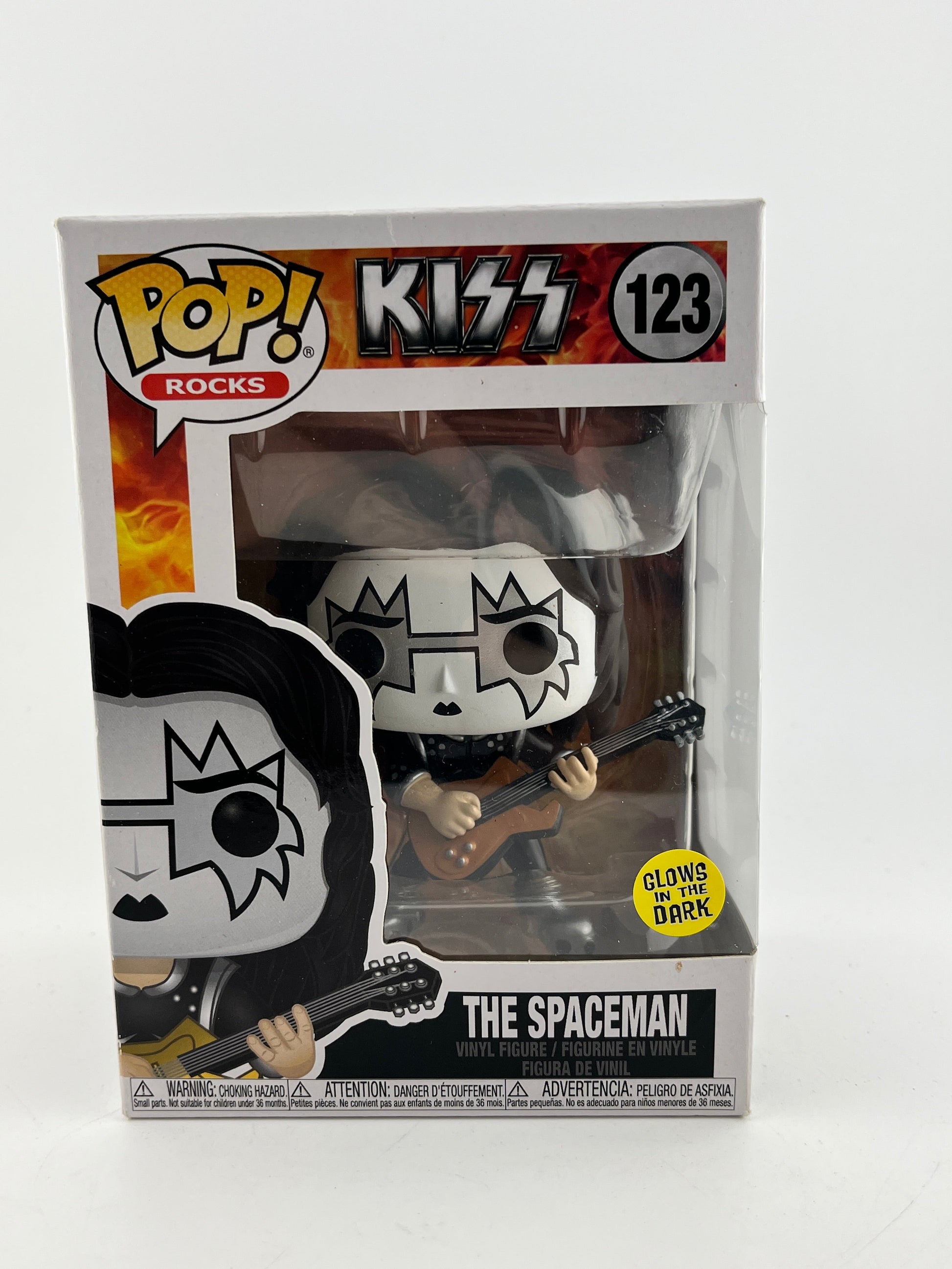 Funko POP! Rocks Kiss - The spaceman #123 - Glow In The Dark - Vinyl Collectable FRENLY BRICKS - Open 7 Days