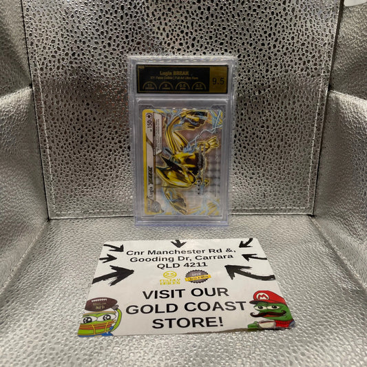 Lugia Break XY Fates Colide Full Art Ultra Rare GRADED PCG 9.5 FRENLY BRICKS - Open 7 Days