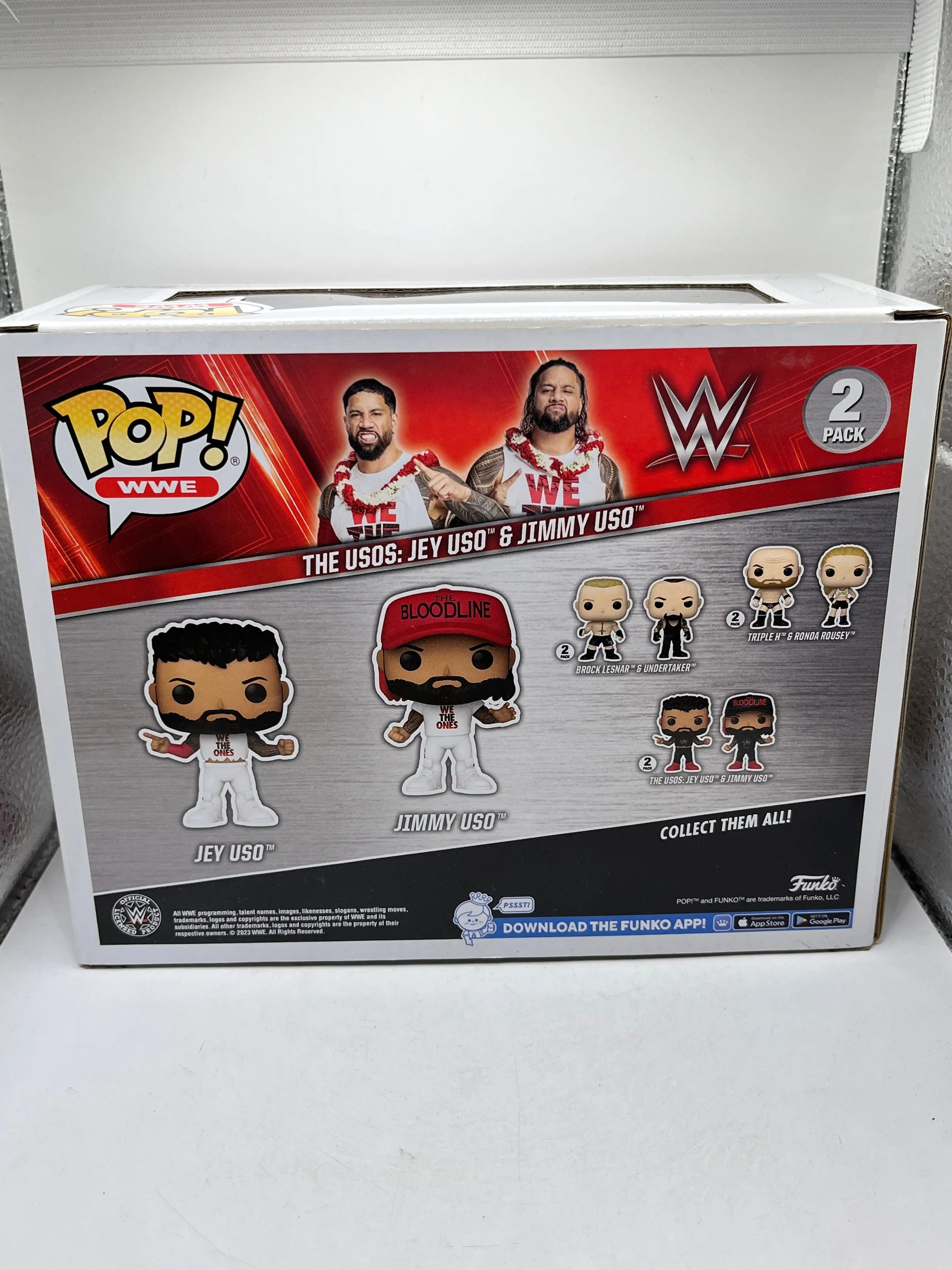 Funko POP! WWE - The Usos: Jey Uso & Jimmy Uso #2 Pack - Vinyl Collectable FRENLY BRICKS - Open 7 Days image 2